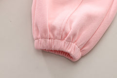 SSN040924-42  طقم ولادي قطن دافي خريفي ربيعي قطعتين (بلوزة + بنطلون )