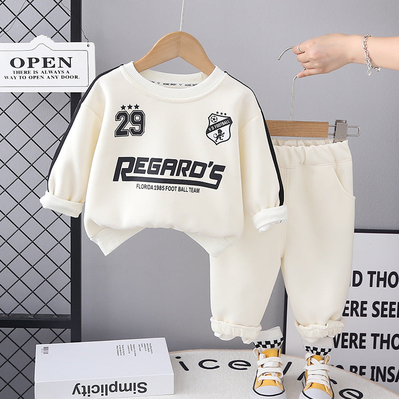 SSX220824-137 ترينج قطن 100% ربيعي خريفي قطعتين ( بلوزة + بنطلون)