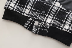 SSN040924-19 طقم ولادي 4 قطع ( جكيت مصوف + قميص ابيض + جرافة + بنطلون)