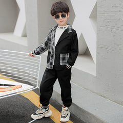 RM1227-19 بدلة ولادي قطعتين ( جكيت + بنطلون )