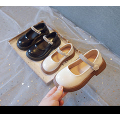 WDY260924-2 حذاء بناتي للأعياد والمناسبات مزين بالستراس