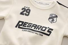 SSX220824-137 ترينج قطن 100% ربيعي خريفي قطعتين ( بلوزة + بنطلون)