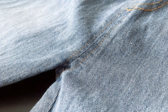 SSX220824-125 طقم جينز ولادي قطعتين ( بلوزة + بنطلون جينز) خريفي ربيعي