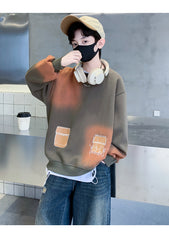 WZH301124-6 هودي ولادي قطن دافي