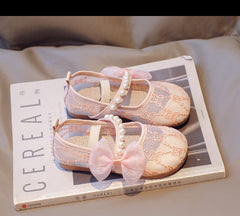 WDY260924-14 حذاء باليه بناتي صيفي ومريح للمناسبات