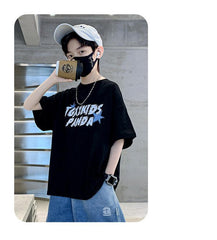 FU14042024-69 طقم ولادي قطعتين( بلوزة + شورت )