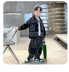 RM1227-16 طقم جينز ولادي قطعتين ( جكيت + بنطلون )