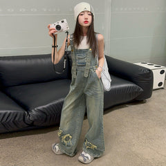 RM150424-26 طقم افرهول بناتي قطعتين ( افرهول + بلوزة كت)