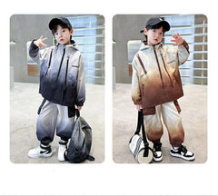 WZH301124-60  بدلة ربيعي صيفي خريفي ستان قطعتين ( جكيت + بنطلون)