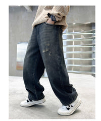 WZH301124-45 بنطلون ولادي جينز