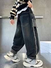 WZH301124-15 بنطلون جينز ستايل