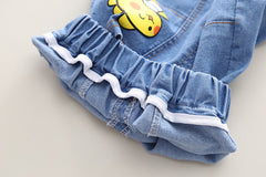 SSX220824-74 طقم صيفي قطعتين ( بلوزة + شورت)