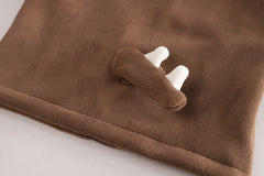 SSX220824-21 طقم ولادي شتوي تقيل مبطن فرو بالكامل 3 قطع ( جكيت + حقيبة + بنطلون)