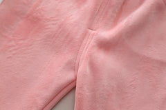 SSN040924-13 طقم بناتي شتوي مبطن فرو من الداخل قطعتين ( جكيت + بنطلون )