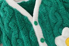 SSX220824-47 بجامة تقيلة جدا بناتي خامة ممتازة غسيل ولبس قطعتين ( جكيت + بنطلون)