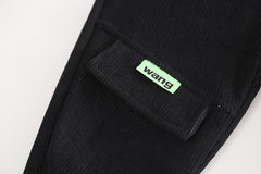 SSX220824-20 طقم شتوي مبطن جواه فرو تقيل قطعتين ( بلوزة + بنطلون)