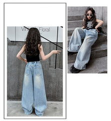 RM150424-4 طقم بناتي قطعتين ( بلوزة + بنطلون مميز قصة مودرن )