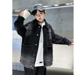 WZH301124-58 طقم  ولادي  جينز قطعتين ( جكيت + بنطلون)