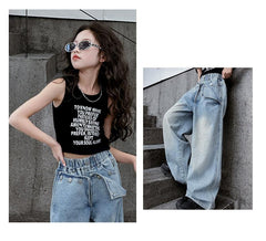 RM150424-4 طقم بناتي قطعتين ( بلوزة + بنطلون مميز قصة مودرن )