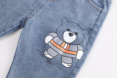 AS-2589B طقم ولادي 3 قطع ( فست صوف + قميص مصوف + بنطلون جينز )