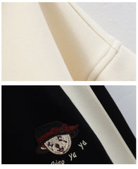 RM090424-3 بدلة سبورت قطني بناتي 3 قطع ( بلوزة + جكيت + بنطلون )