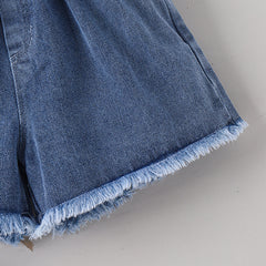 EU120424-32 طقم صيفي قطعتين ( بلوزة + شورت)