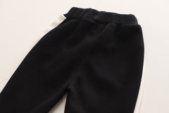 RM0608-31 طقم قطني سبورت ولادي 3 قطع ( بلوزة + جكيت + بنطلون )