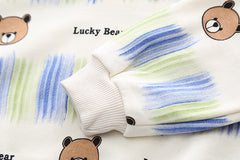 RM0608-20 طقم ولادي قطعتين ( بلوزة قطنية + بنطلون جينز )