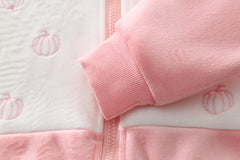 SSN040924-13 طقم بناتي شتوي مبطن فرو من الداخل قطعتين ( جكيت + بنطلون )