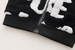 SSX220824-14 كبود ولادي بناتي شتوي تقيل مبطن فرو