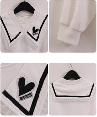 HBC040924-1 بدلة قطنية بناتي قطعتين ( بلوزة + بنطلون)