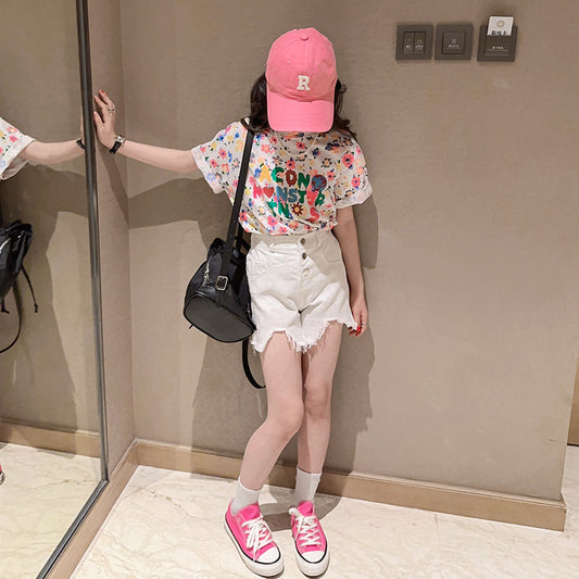 RM150424-16 بلوزة بناتي صيفي