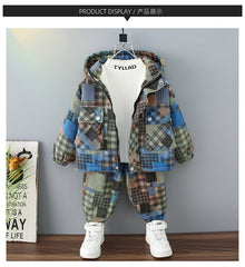 RM1227-11 بدلة ستان قطعتين ملونة ( جكيت + بنطلون )