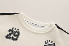 SSX220824-137 ترينج قطن 100% ربيعي خريفي قطعتين ( بلوزة + بنطلون)