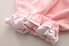 SSN040924-42  طقم ولادي قطن دافي خريفي ربيعي قطعتين (بلوزة + بنطلون )