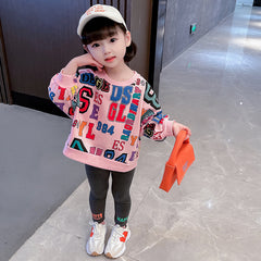 AS-2096G طقم سبورت قطني بالوان مميزة وخامة مريحة ( بلوزة فلو + فيزون)