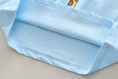 SSX220824-80 طقم صيفي 3 قطع ( بلوزة + شورت + شنتة)