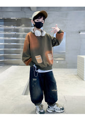 WZH301124-6 هودي ولادي قطن دافي