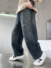 WZH301124-45 بنطلون ولادي جينز