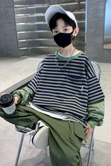 RM1227-43 طقم ولادي خامة تقيلة بجي قطعتين ( بلوزة قطنية + بنطلون كتان)