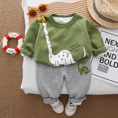 SSX220824-136 بدلة قطعتين قطن 100% ( بلوزة + بنطلون)