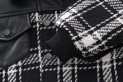 SSN040924-19 طقم ولادي 4 قطع ( جكيت مصوف + قميص ابيض + جرافة + بنطلون)