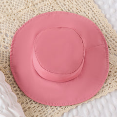 EU120424-9 طقم بناتي صيفي 3 قطع ( بلوزة + شورت + طاقية)