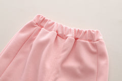 SSN040924-56 طقم بناتي ربيعي خريفي قطن تقيل 3 قطع ( جكيت + بنطلون + حقيبة)