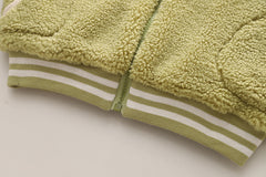 SSX220824-54 كبود شتوي تقيل مصوف ومبطن فرو من الداخل