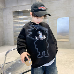 WZH301124-25 بلوزة شتوية تقيلة مبطنة فرو تقيل