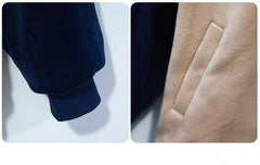 HBC040924-11 طقم بناتي شتوي مخمل مبطن فرو بالكامل بجي قطعتين ( جكيت + بنطلون)