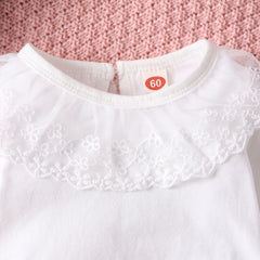 EU120424-7 طقم بناتي 3 قطع ( تنبان + فستان + طاقية)