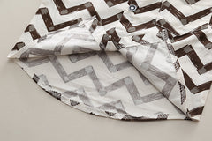 SSX220824-138 طقم ولادي خريفي ربيعي 3 قطع ( قميص + فست صوف + بنطلون كتان)