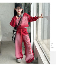 WZH191124-3 ترينج قطن قطعتين ( بلوزة + بنطلون)